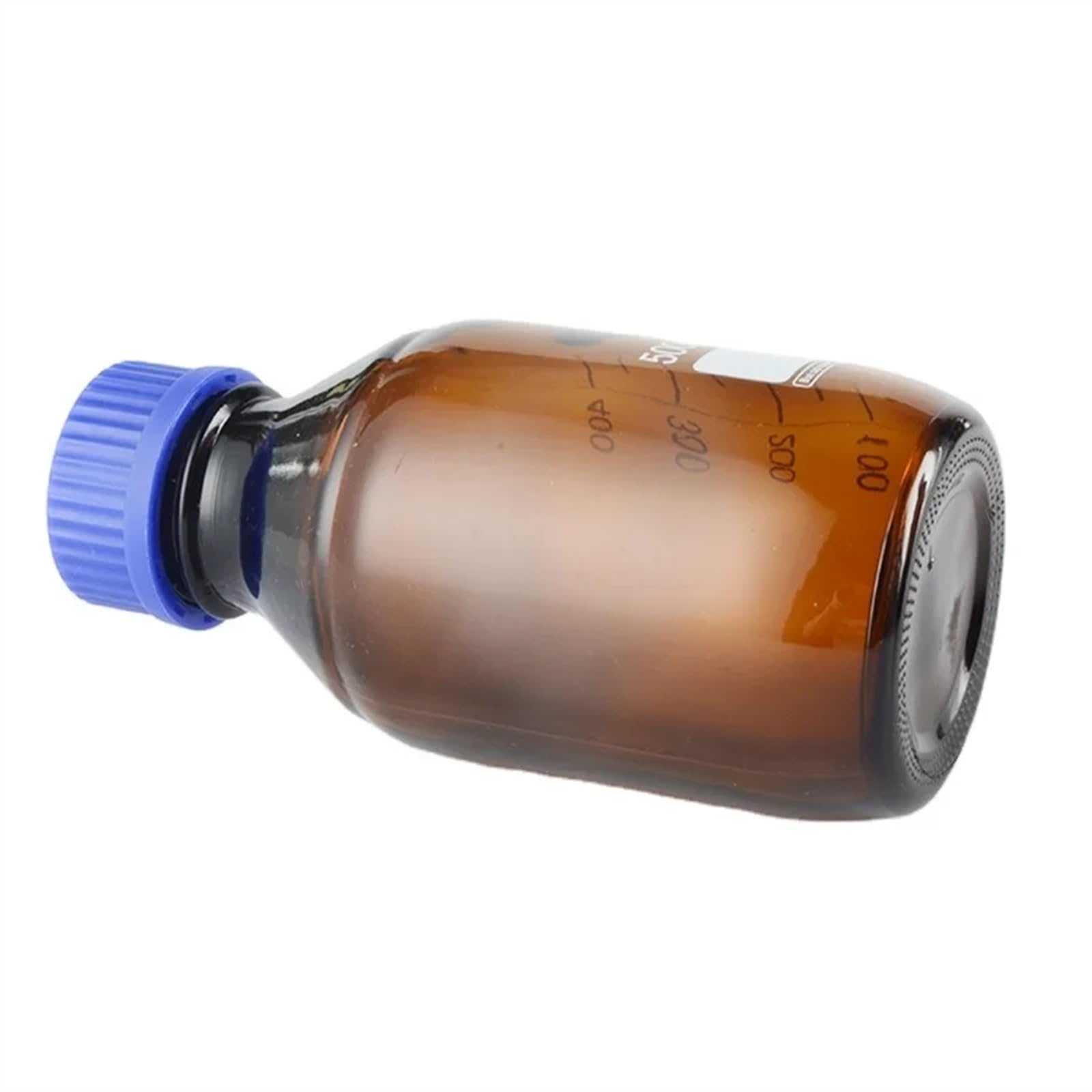 Zestaw szklanych butelek na odczynniki, brązowe butelki laboratoryjne, 50 ml - 1000 ml, opakowanie 7 sztuk, do przechowywania chemikaliów i użytku laboratoryjnego