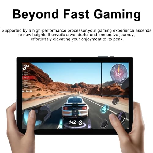 Image of Android Tablet, 10 inch Tablets with Case, 6GB RAM+64GB ROM / 1TB Expandable Tableta, 1.8Ghz Quad-core Processor, 1280*800 IPS Touch Screen, 8MP Camera, 6000mAH Battery, 2.4G /5G Wifi 6 BT 5.0 Tablet