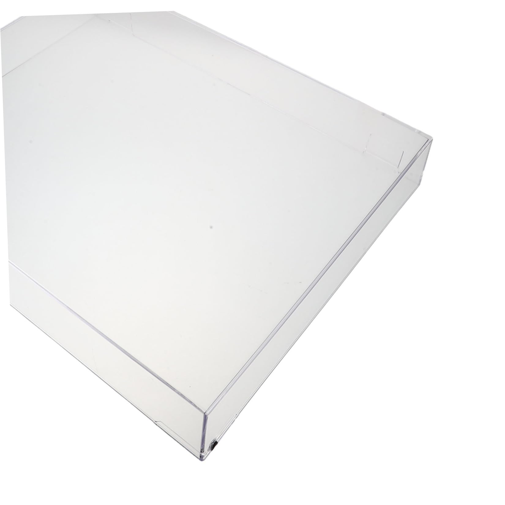 Toddmomy Copertura protettiva trasparente rettangolare in acrilico per - Protezione antipolvere per apparecchi audio casalinghi 16,2x13,2x2,4 pollici