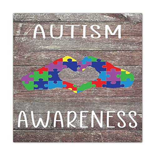 Plaque puzzle bois autisme decoration personnalisee pour rompre la monotonie