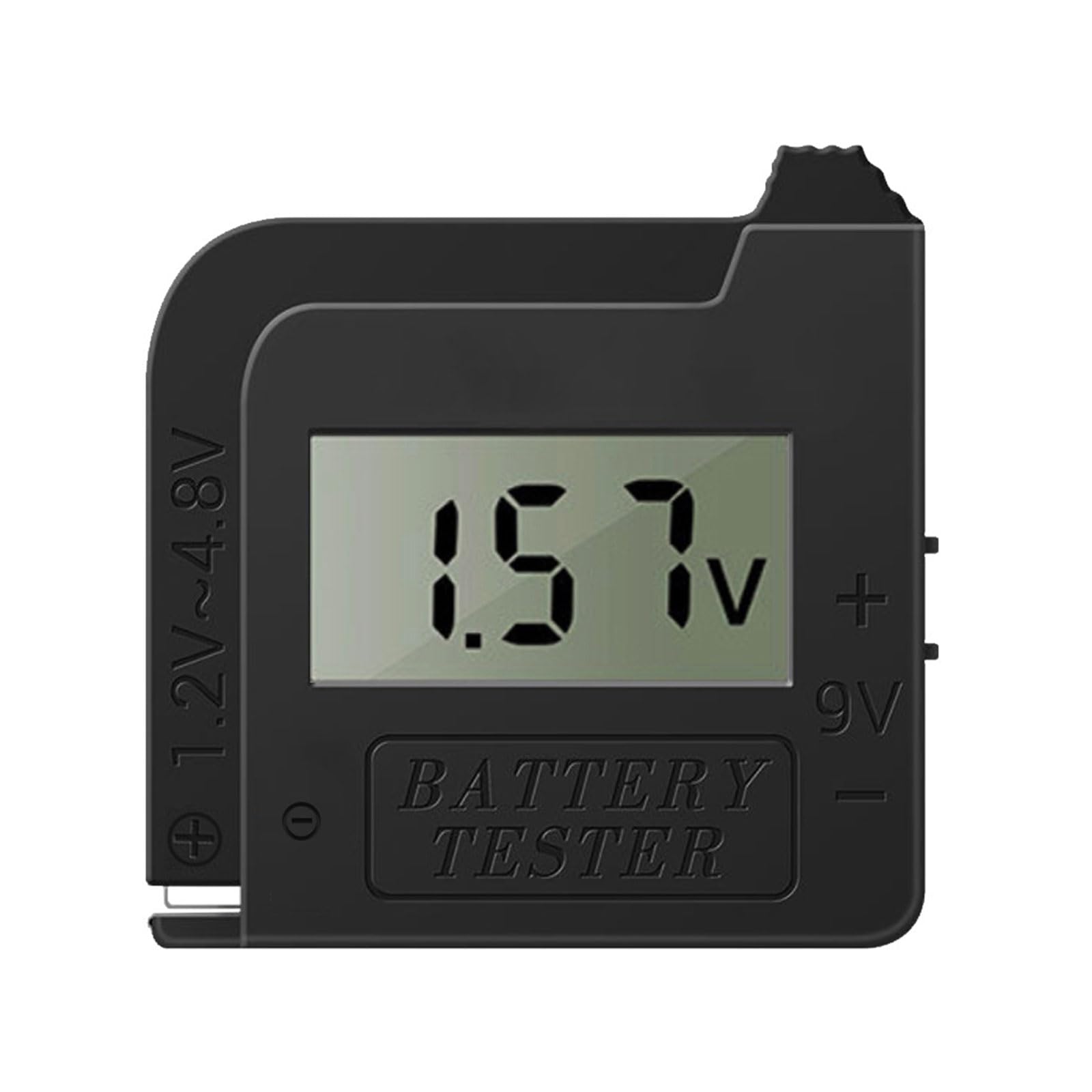 Buxuaaaa Cell Batteries Checker Digital Battery Tester Checker For 1.2-4.8V 9V Batteries Small Voltage Battery Capacity Measurement