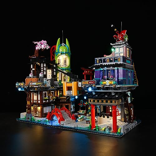Kyglaring LED Lighting Kit For Lego-71799 City Markets Kits, Designed for Lego Building Blocks Model - Image 2