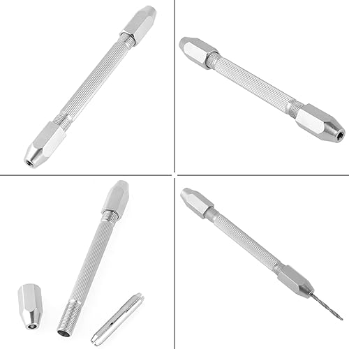 Miniatura 5 de Tornillo de doble extremo, 4.1 in HSS10 PCS Twist Drill Bit para herramienta de reparación de reloj de joyería