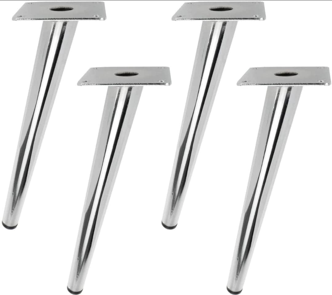 See full amazon price history chart for Zohra Hardware Metal Cone Shaped Silver (Chrome) Furniture Legs, Latest Style Coffee Table Sofa Feet Kitchen Table Legs Bathroom Cabinet Cupboard Feet, DIY Furniture Hardware (Pack of 4, 6 Inches) Zohra Hardware Metal Cone Shaped Silver (Chrome) Furniture Legs, Latest Style Coffee Table Sofa Feet Kitchen Table Legs Bathroom Cabinet Cupboard Feet, DIY Furniture Hardware (Pack of 4, 6 Inches) (B0BVJCSTDB) Amazon Price History, Amazon Price Tracker