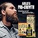 Arlo's Pro-Growth 2-in-1 Beard Wash and Conditioner - Vanilla Sandalwood with Menthol 12 oz