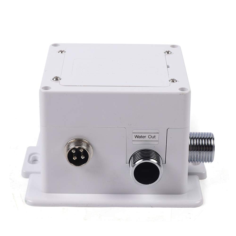 Rubinetto elettronico con sensore a infrarossi, rubinetto senza contatto, con sensore touchless, miscelatore per lavabo, per bagno e cucina, WC (32 cm)