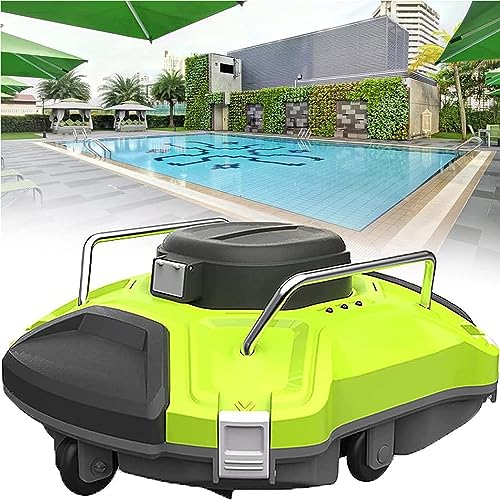 Robot limpiador de piscinas – Aspirador automático inalámbrico para piscinas sobre el suelo y en el suelo – Robot de limpieza de piscinas totalmente automático