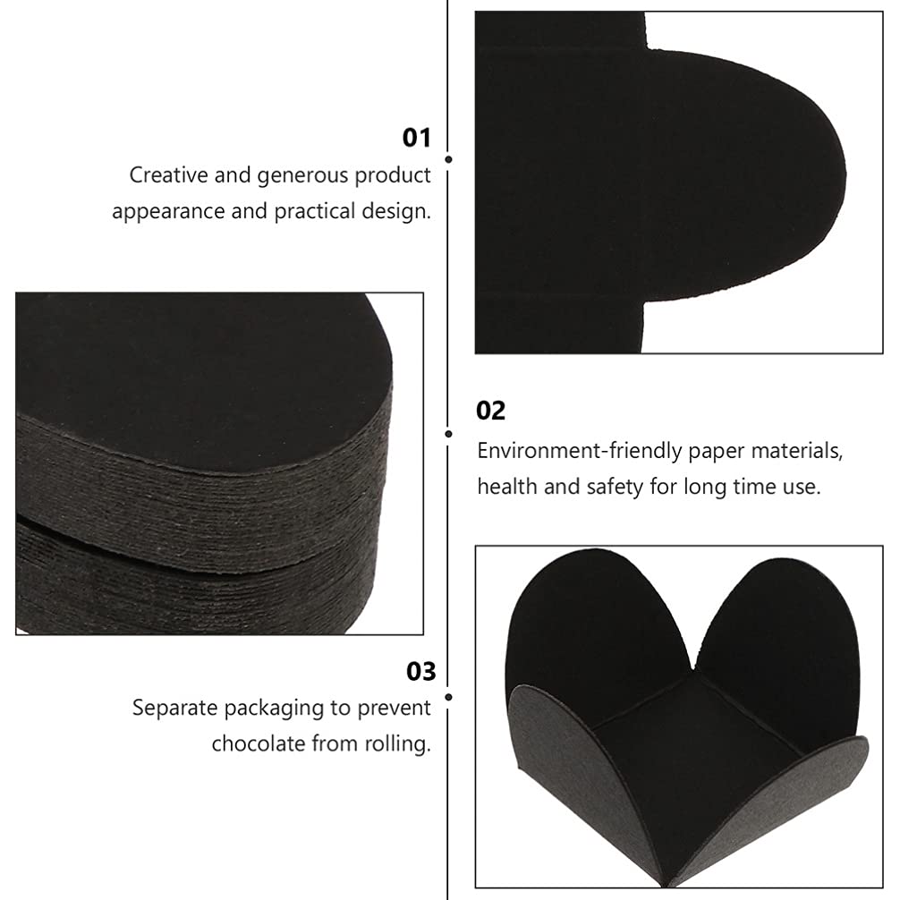 200 pirottini di carta kraft per cioccolatini, caramelle, cupcake, muffin, pirottini per torte, cupcake, matrimoni, compleanni, baby shower, feste, caffè bianco (colore: nero)
