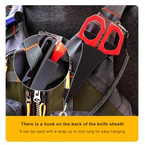 jinyudao Tesoura de pesca com lânas serrilhadas duplas Tesoura de linha trançada de aço molibdênio v