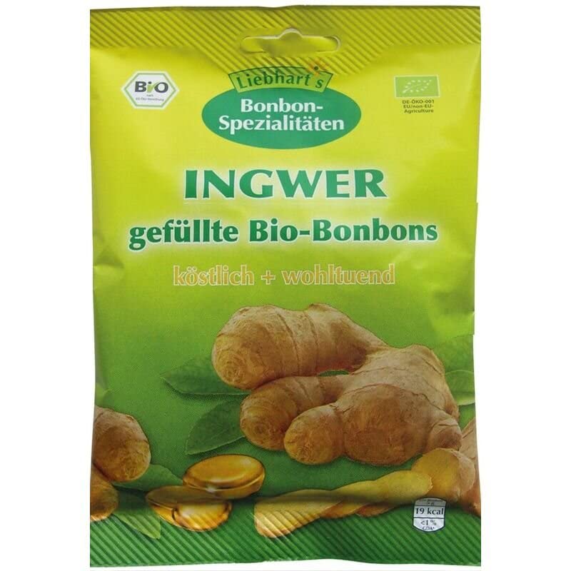 Liebhart?s Bonbon Ingwer - Bio - 100g x 18-18er Pack VPE