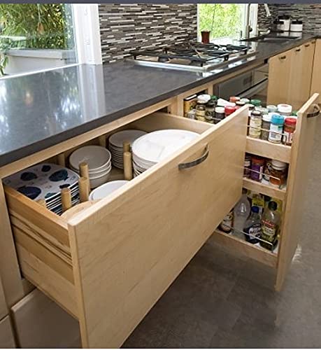 Concealed Runners For Drawer Soft Close Undermount Drawer Slides 12Inch 16Inch 18Inch 3 Fold Full Extension Push-To-Open Ball Bearing Drawer Slide Runners 35Kg 1 Pair ( Color : Silver , Size : 600Mm/2 #TOP5