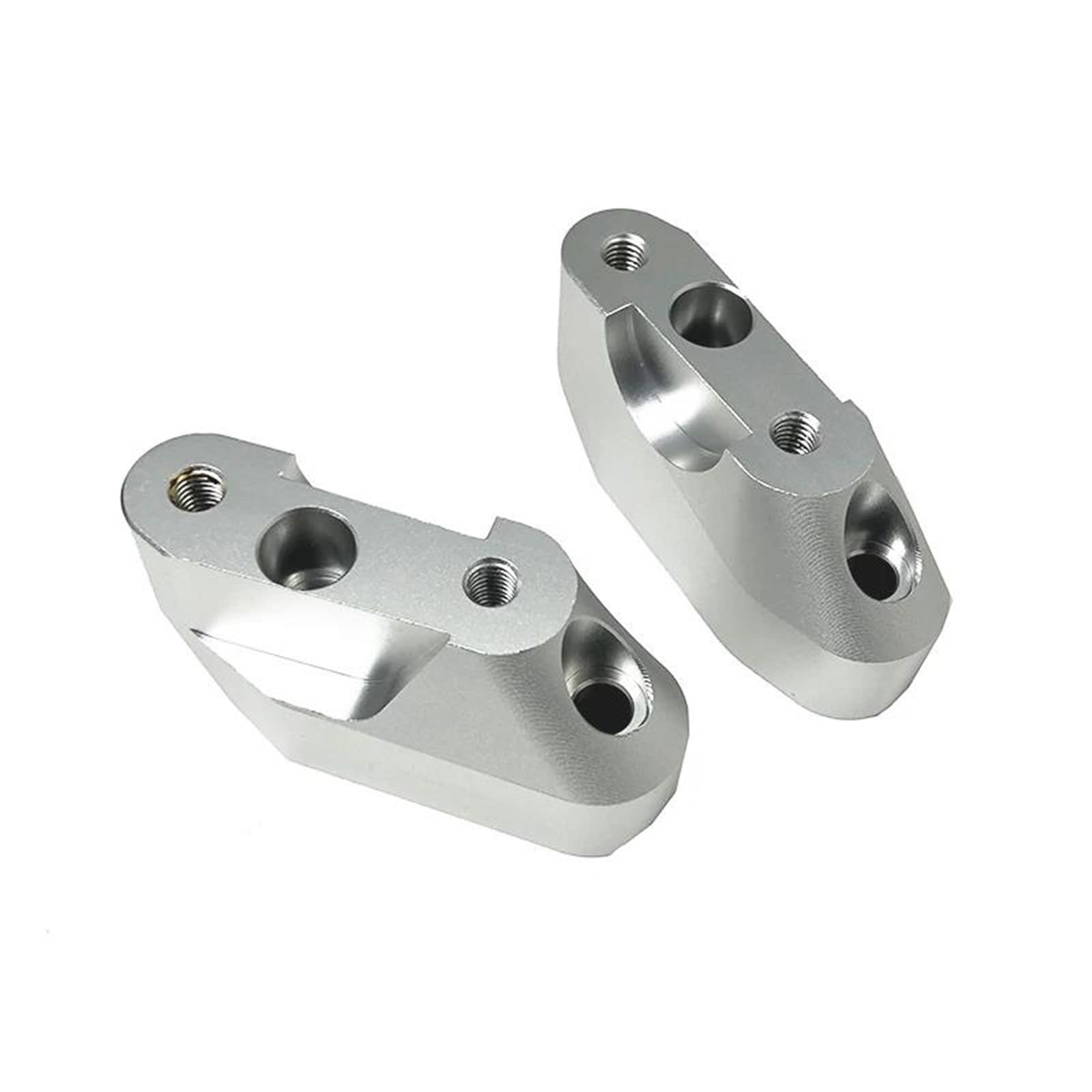 Elevadores manillar motocicleta Para BMW Para R1250RS R 1250RS R1250 RS R 1250 RS 2019-2023 Kit Soporte Elevador Manillar Motocicleta(Plata)