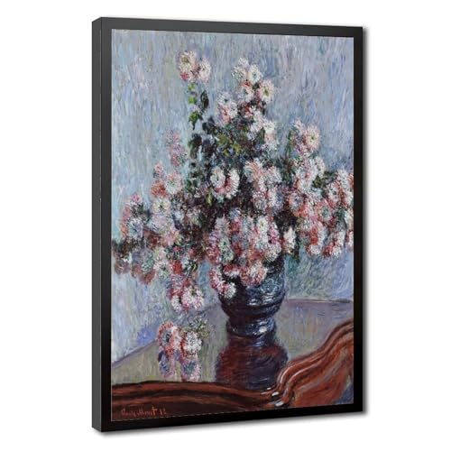 Impression sur toile Monet de qualité supérieure avec cadre à suspendre