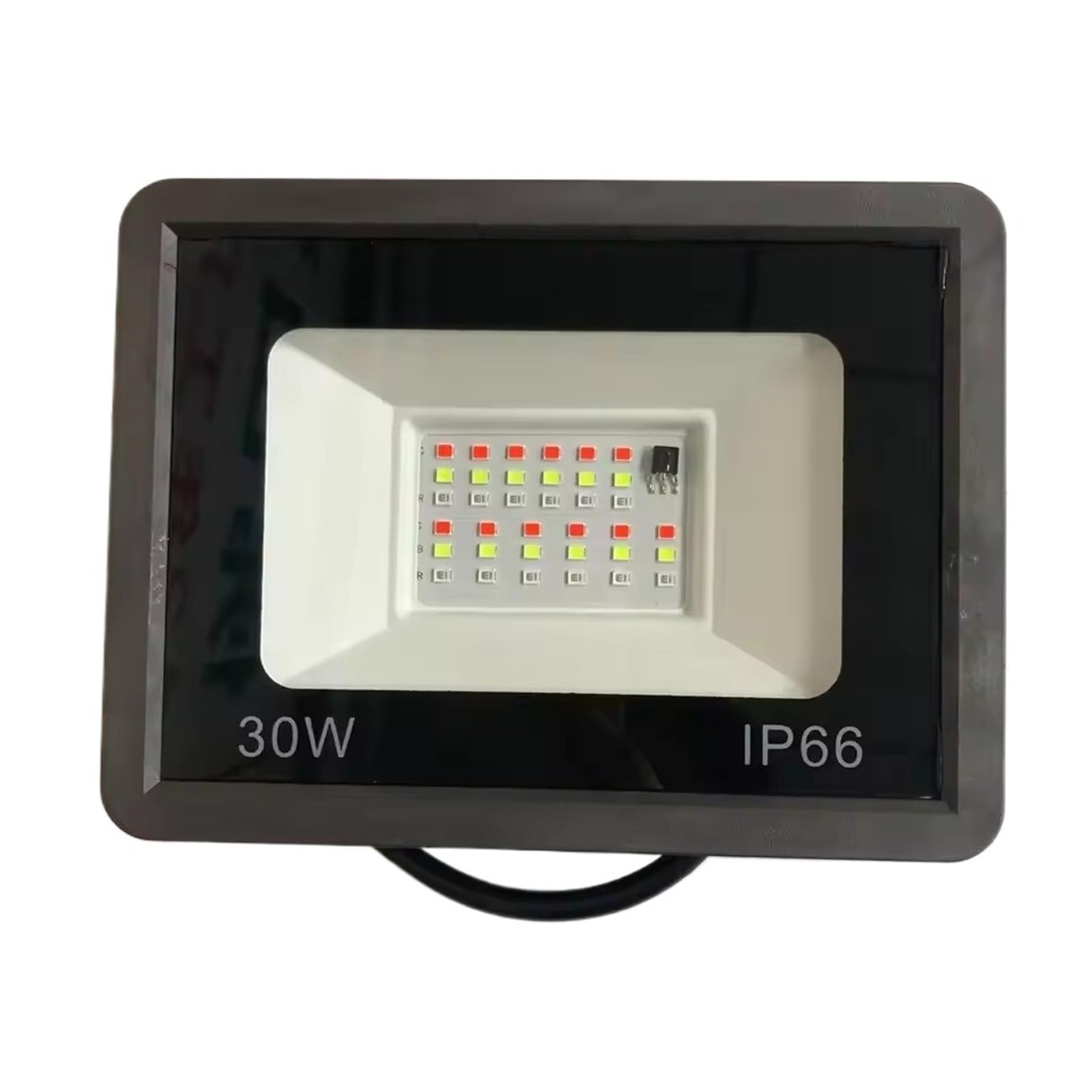 Ljljcqcns 30W Outdoor Led Reflector Spotlight Projector 220V Ip66 Waterproof 10W 50W 100W Rgb Led Floodlight Rgb Outdoor Lights Lamps(,1Pc)
