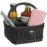 Gastrotauglich, Unterschiedliche Einsatzzwecke: Als Flaschen- oder Terassen-Korb für Kräutertöpfchen (bis Ø 7 cm), zum Servieren oder Präsentieren, im Haushalt, im Garten, Bad oder gewerblich möglich