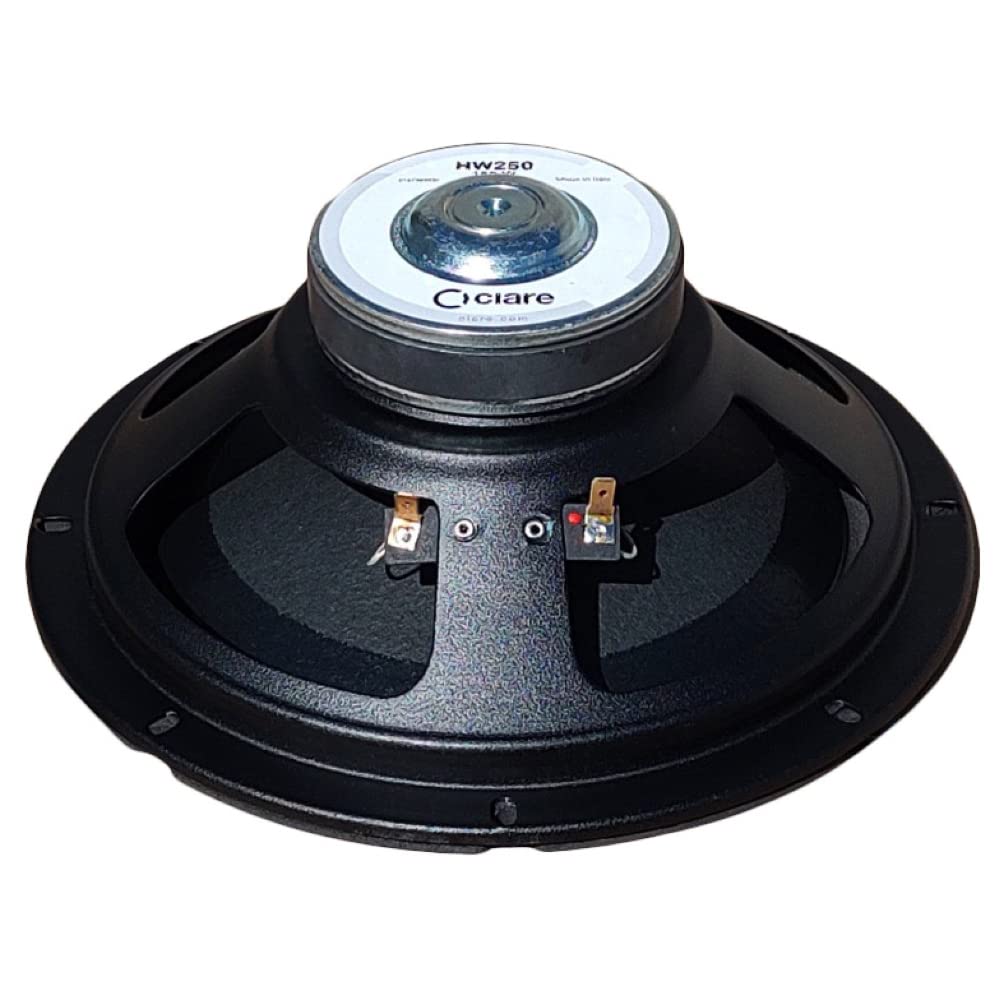KIT SET PER CIARE HW250 1 woofer da 25 cm 250 mm 10" di diametro, da 90 watt rms e 180 watt max, impedenza 8 ohm, per casa, party, 1 pezzo + 5 sticker omaggio