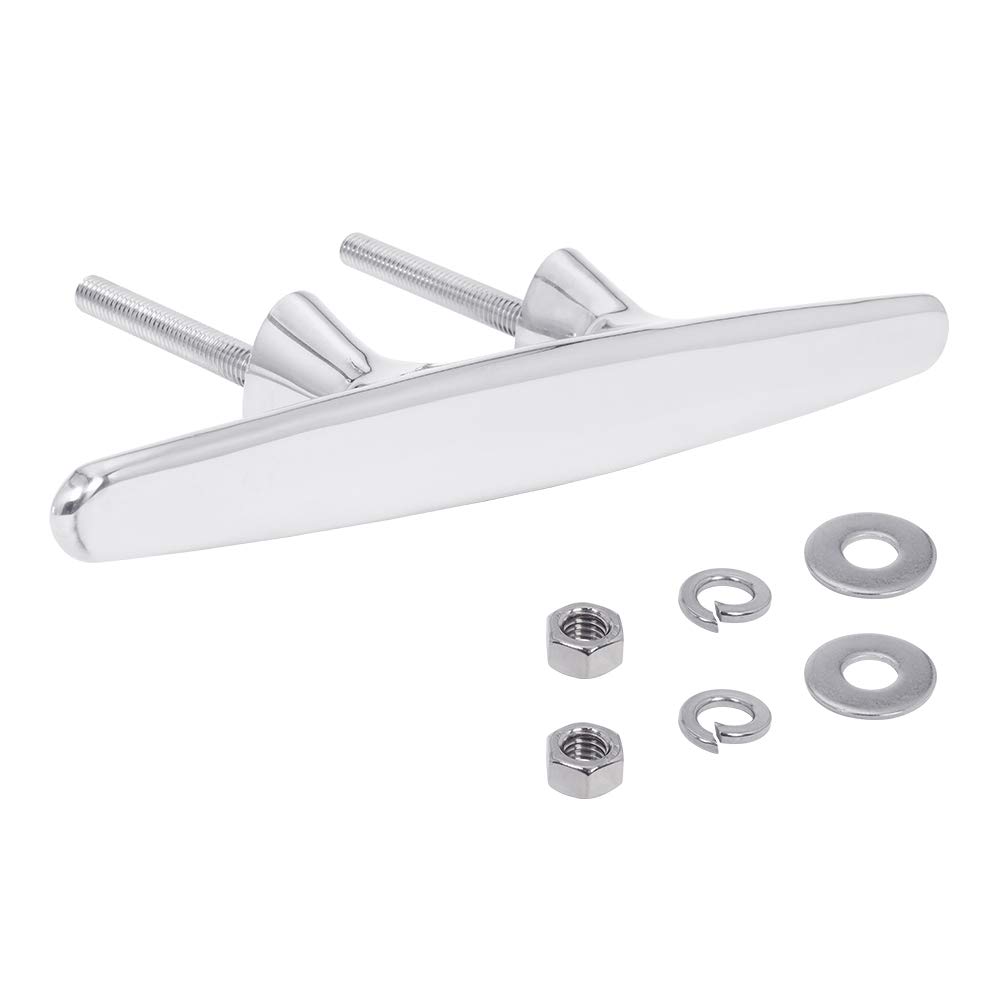 White Water 6056S Marine 316 Stainless Steel Arch Cleat, 8