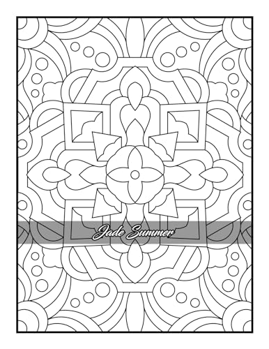 100 Amazing Patterns: An Adult Coloring Book with Fun, Easy, and Relaxing Coloring Pages - Image 57