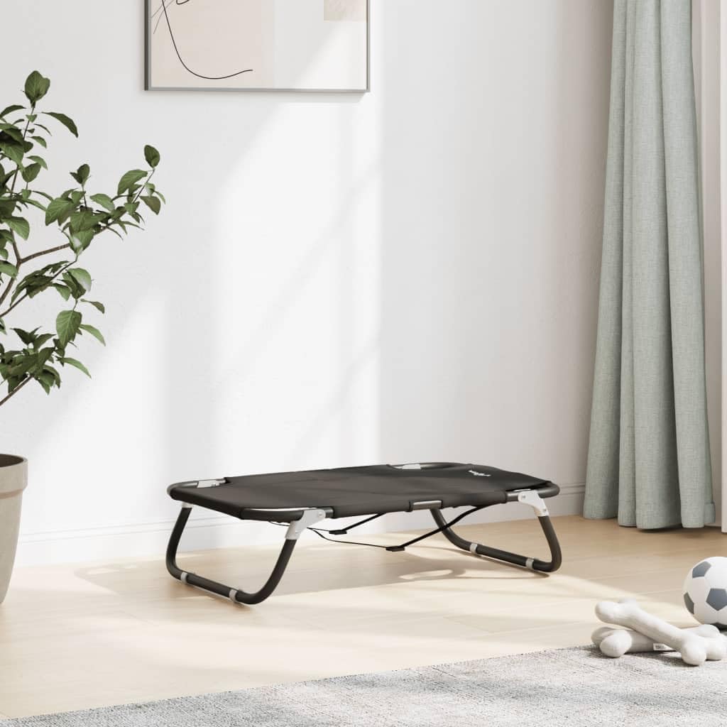 Cuccia pieghevole per cani in tessuto Oxford e acciaio, 70 x 46 x 18 cm, portata fino a 11 kg, per esterni, antiscivolo, pieghevole, ideale per viaggi, cuccioli, anziani, artrosi
