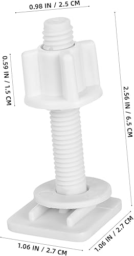 Miniatura 2 de Veemoon Tornillos de anclaje de asiento de cubierta de inodoro, bisagras de montaje, perno de inodoro, perno de inodoro, tornillo de inodoro,