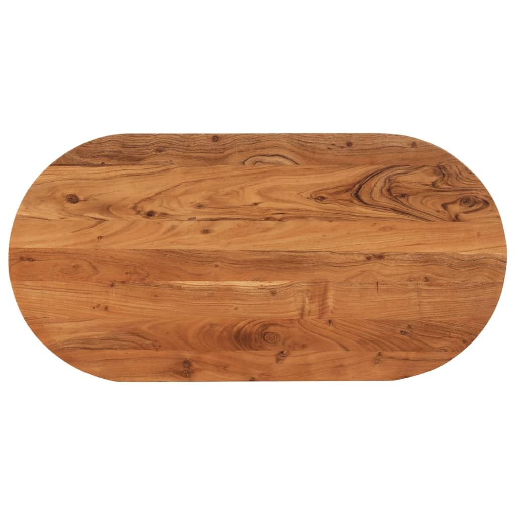 Plateau de table unique en acacia massif de 3,8 cm d'épaisseur pour bureau haut de gamme
