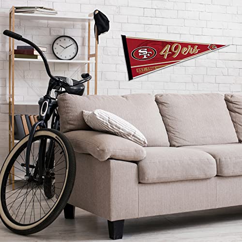 Image of Rico Industries NFL Football Classic 12 inch x 30 inch Felt Wall Decor Pennant - Great for Home /Bed Room /Man Cave Decor
