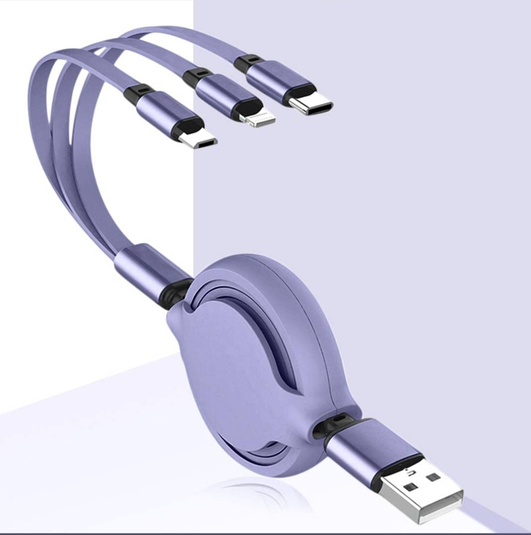 Multiple Charging Cable 1.2m 3-in-1 USB Charge Cord, Phone/Type C/Micro USB Compatible, Random Colour (B0DGCRVDZH) Amazon Price History, Amazon Price Tracker