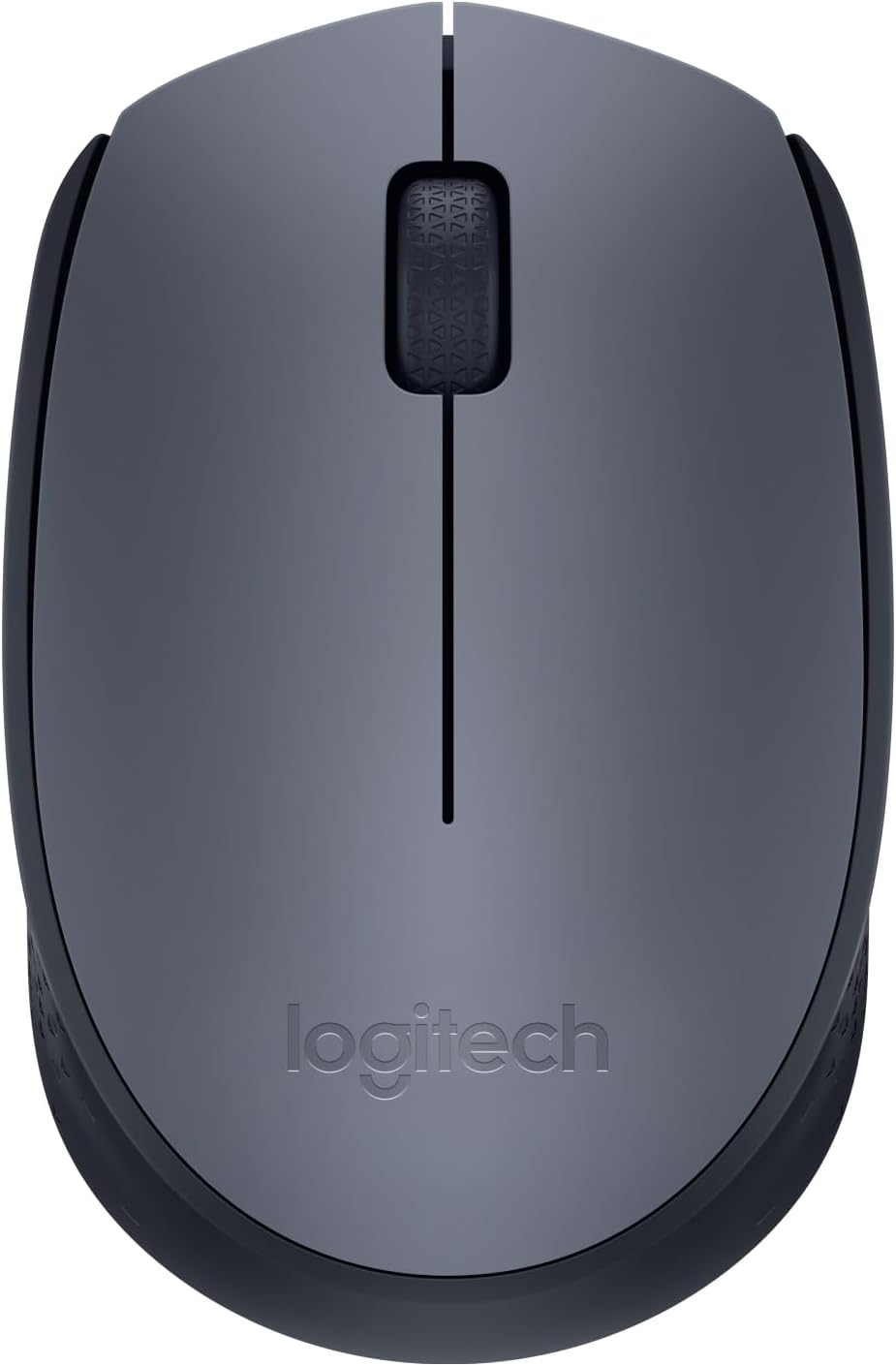 M170 Wireless Mouse, 2.4 GHz with USB Mini Receiver, Optical Tracking, 12-Months Battery Life, Ambidextrous PC / Mac / Laptop - Grey/Black