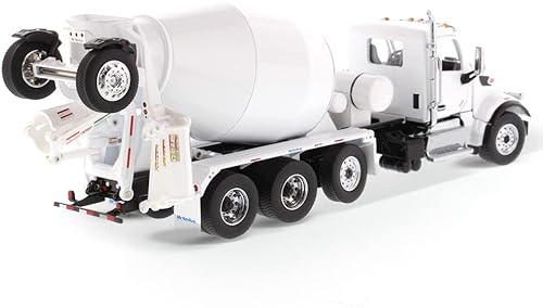 Miniatura 2 de Diecast Masters Camión mezclador de hormigón Peterbilt Modelo 567 a escala 1:50 | SFFA con eje de elevación y mezclador McNeilus Bridgemaster |