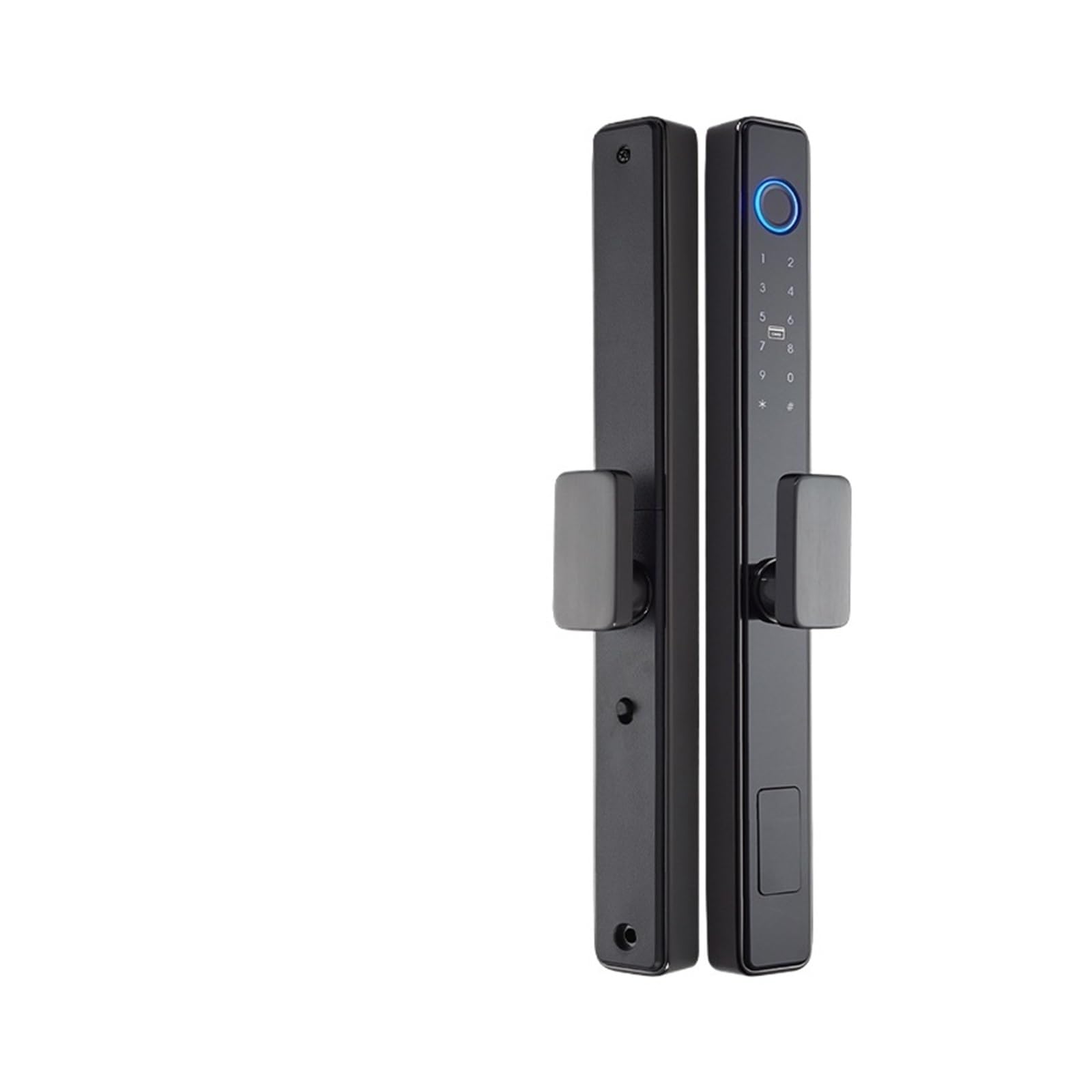 DIGNIFE Smart Door Lock, Waterproof Double Sided Fingerprint Password Smart Lock(02)