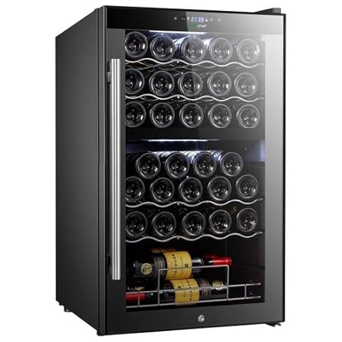 Nutrichef PKCWCDS335.5 Chilling Refrigerator Cellar-Dual-Zone Wine Cooler/Chiller cover