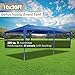 Yescom 10'x20' Outdoor Wedding Party Cater Fetes Patio Enclosed Canopy Tent w/ 6 Removable Side Walls Large Canopy