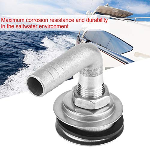 90° Brandstof Gas Tank Ontluchting, Boot Brandstof Ontluchting Roestvrij Staal Marine Boot Inbouw Brandstof Gas Tank Ontluchting Voor 5/8 "Slang - Afbeelding 4