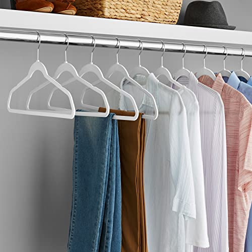 50-Pack-White-Velvet-Clothes-Hangers-Non-SlipSpace-Saving-177-in-adult-size-360-hooks-shoulder-notches-Slim-closetdorm-storage-Dressessuitscoats