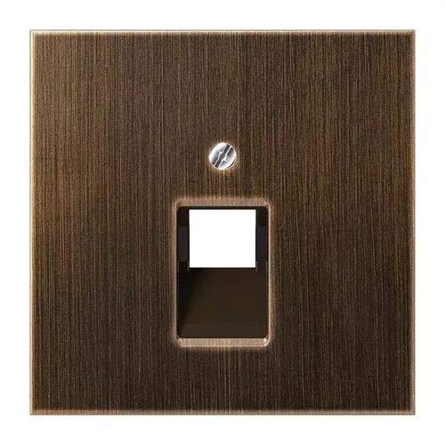 JUNG ME2969-1UAAT plaque centrale metallique laiton antik cache mecanisme