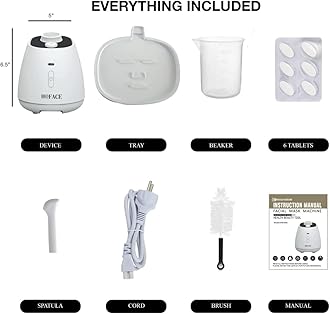 BioFace Facial Mask Machine with Collagen Tablets, DIY Mask Maker