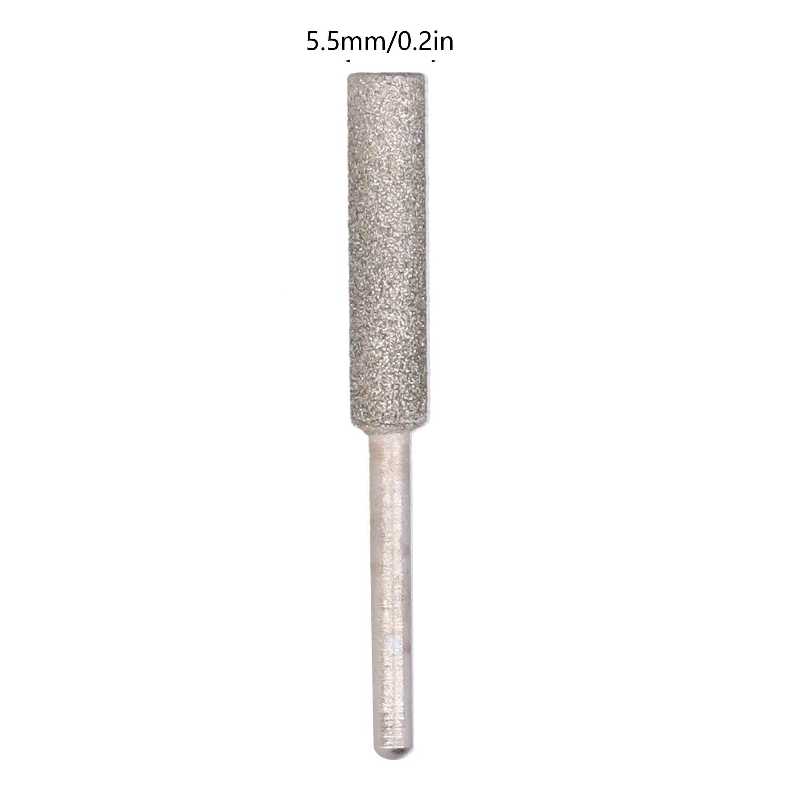 Set Affilacatena per Motosega, Kit Teste di Smerigliatura 20
