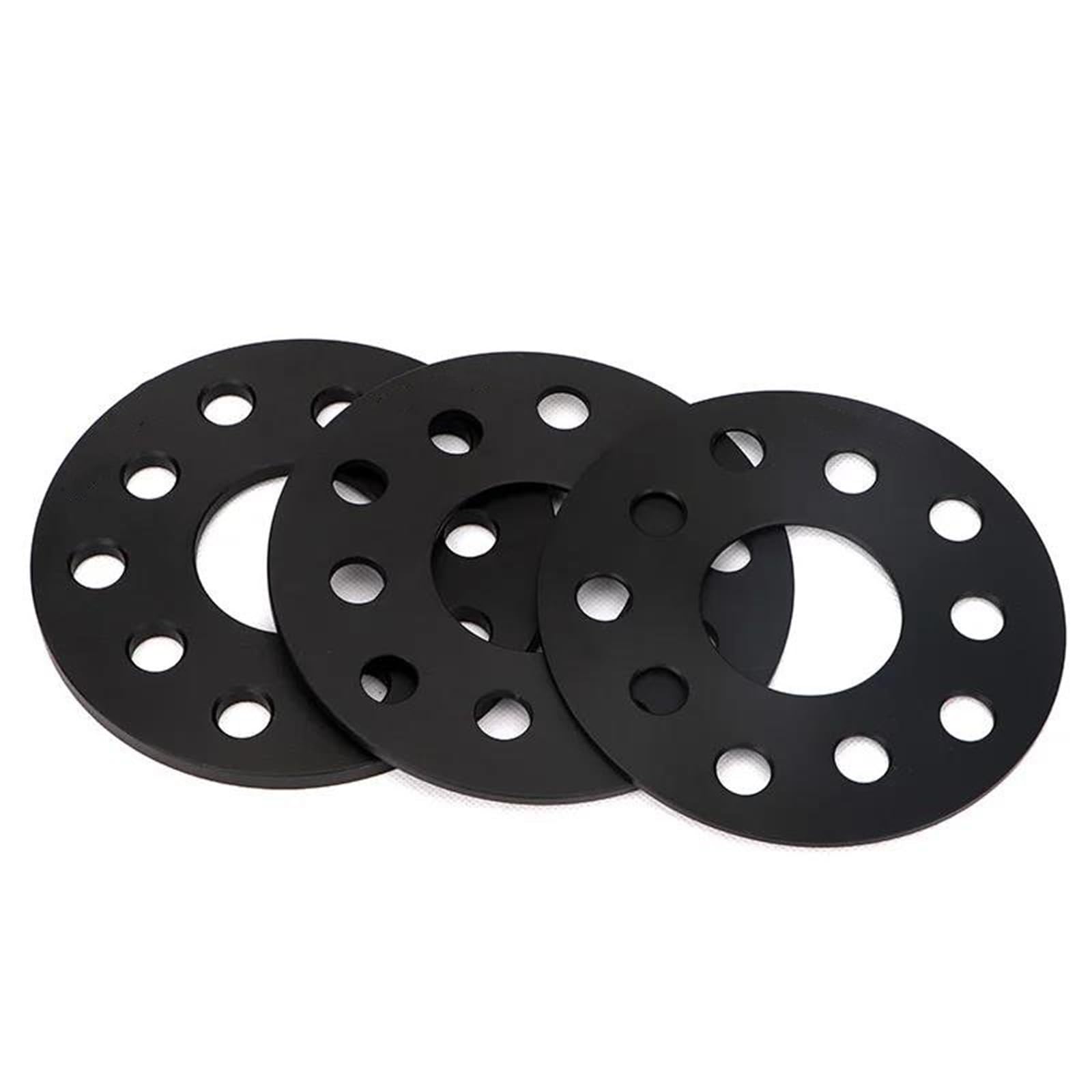 2 Pièces 3/5/7/12/15/20 Mm Accessoires Voiture Entretoises De Roue Kit D'élargissement Adaptateur Pour Benz(2PCS 15mm black)