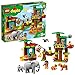 LEGO Duplo 10906 L’île Tropicale - Jeu éducatifs d'aventure pour Les Enfants de 2 à 5 Ans avec 6 Figurines d'animaux