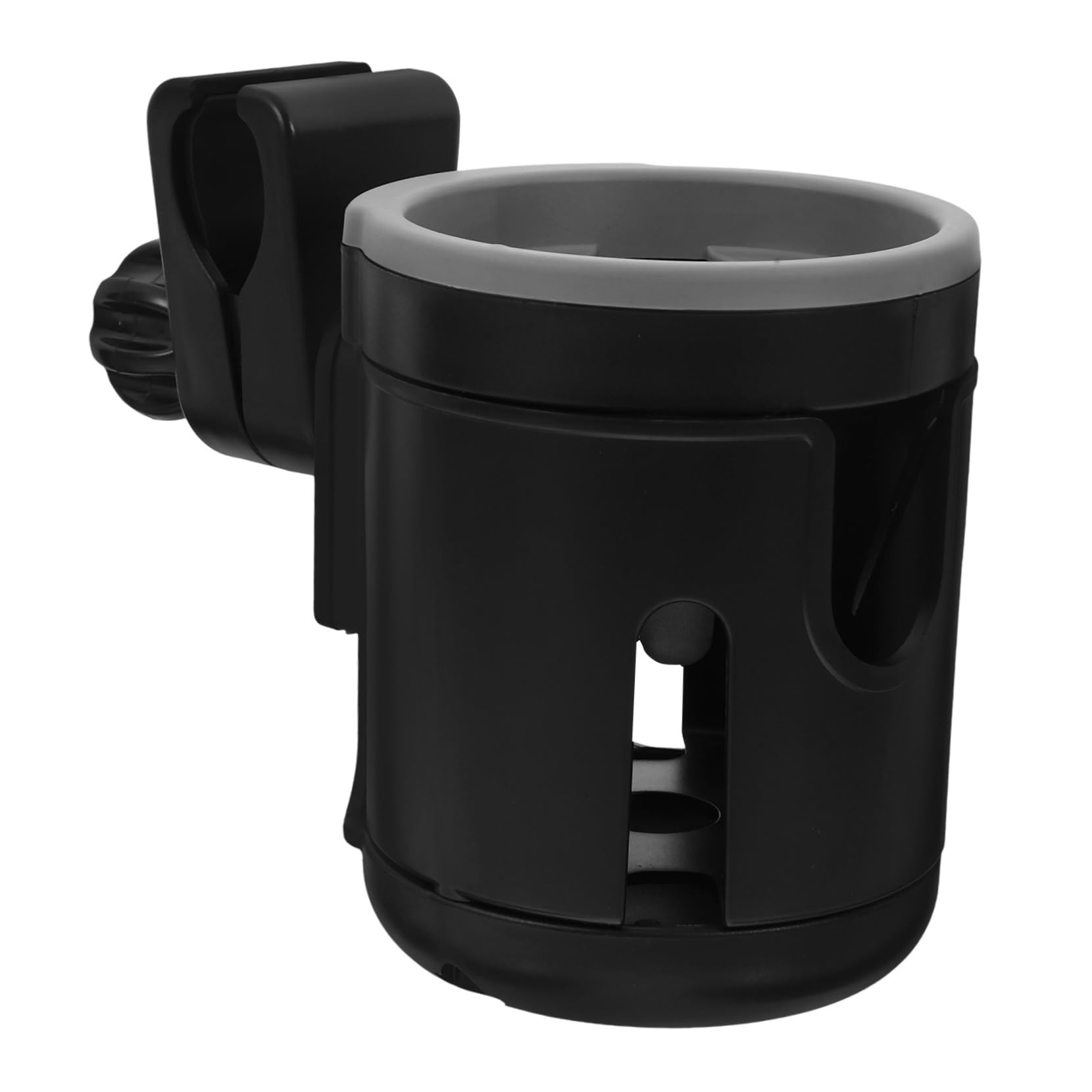 HAPINARY Dual Cup Holder Clamp for Stroller Bike Flexible Strap Beverage Holder