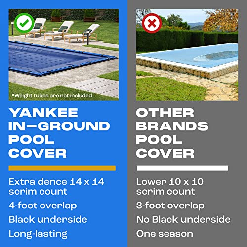 Pool Cover For 16X32 Ft Rectangular Pool: Extra Thick & Durable Inground Pool Cover |Sapphire Series Of Premium Cold- And Uv-Resistant Pool Cover | In-Ground Pool Protection | By Yankee #TOP6