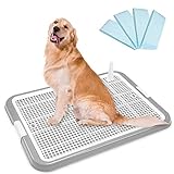 Pet LovinG Dog Potty Tray Dog Toilet,Pet Training Pads Holder & Trays for Small Dogs/Cats with...