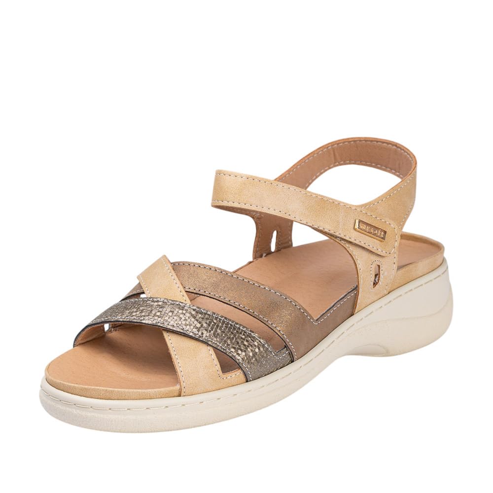 MYSOFT 044 Sandalia Plantilla Extraible Mujer