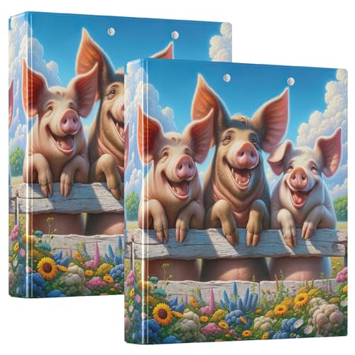 Classeur à anneaux ronds 3,8 cm pour 200 feuilles format 31,5x27x6 cm