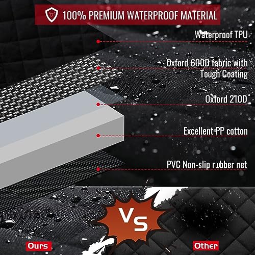 TantivyBo Dog Car Seat Cover, Durable Zipper Design Dog Car Hammock w/Mesh Window, Scratch-Proof & Waterproof – Pet Seat Cover for Cars Back Seat, Dog Seat Cover for Cars, SUVs & Trucks TantivyBo Dog Car Seat Cover, Durable Zipper Design Dog Car Hammock w/Mesh Window, Scratch-Proof & Waterproof – Pet Seat Cover for Cars Back Seat, Dog Seat Cover for Cars, SUVs & Trucks