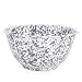 Enamelware Large Salad/Serving Bowl - Grey Marble