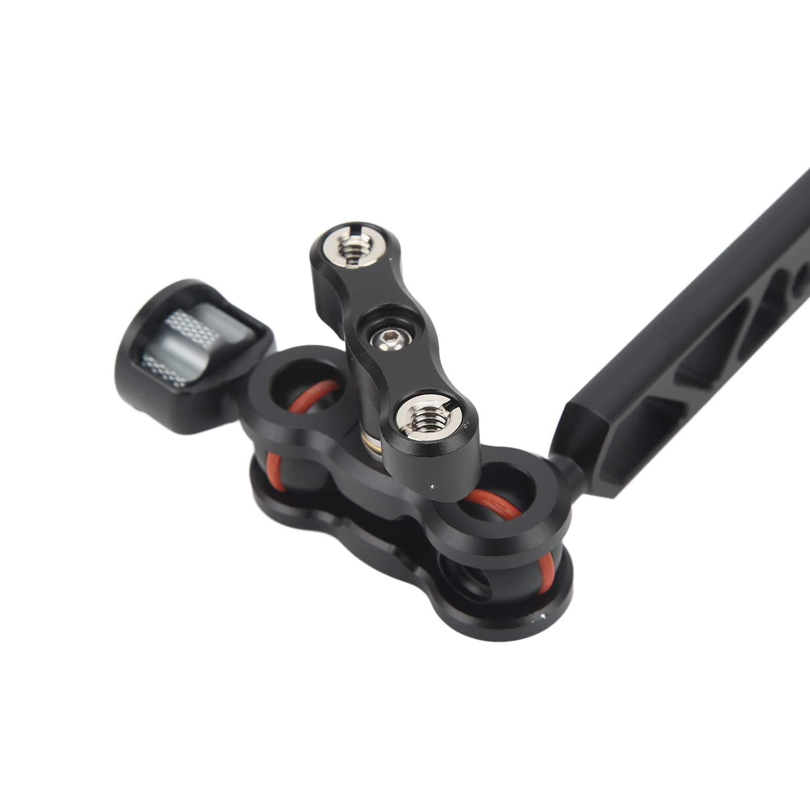 Brazo Mágico de Fricción Articulado Ajustable de 13 Pulg./34 Cm Brazo Articulado de Cámara con Súper Abrazadera Brazo de Extensión de Anodizado CNC de Aleación de Aluminio Cámara de Brazo de Extensión