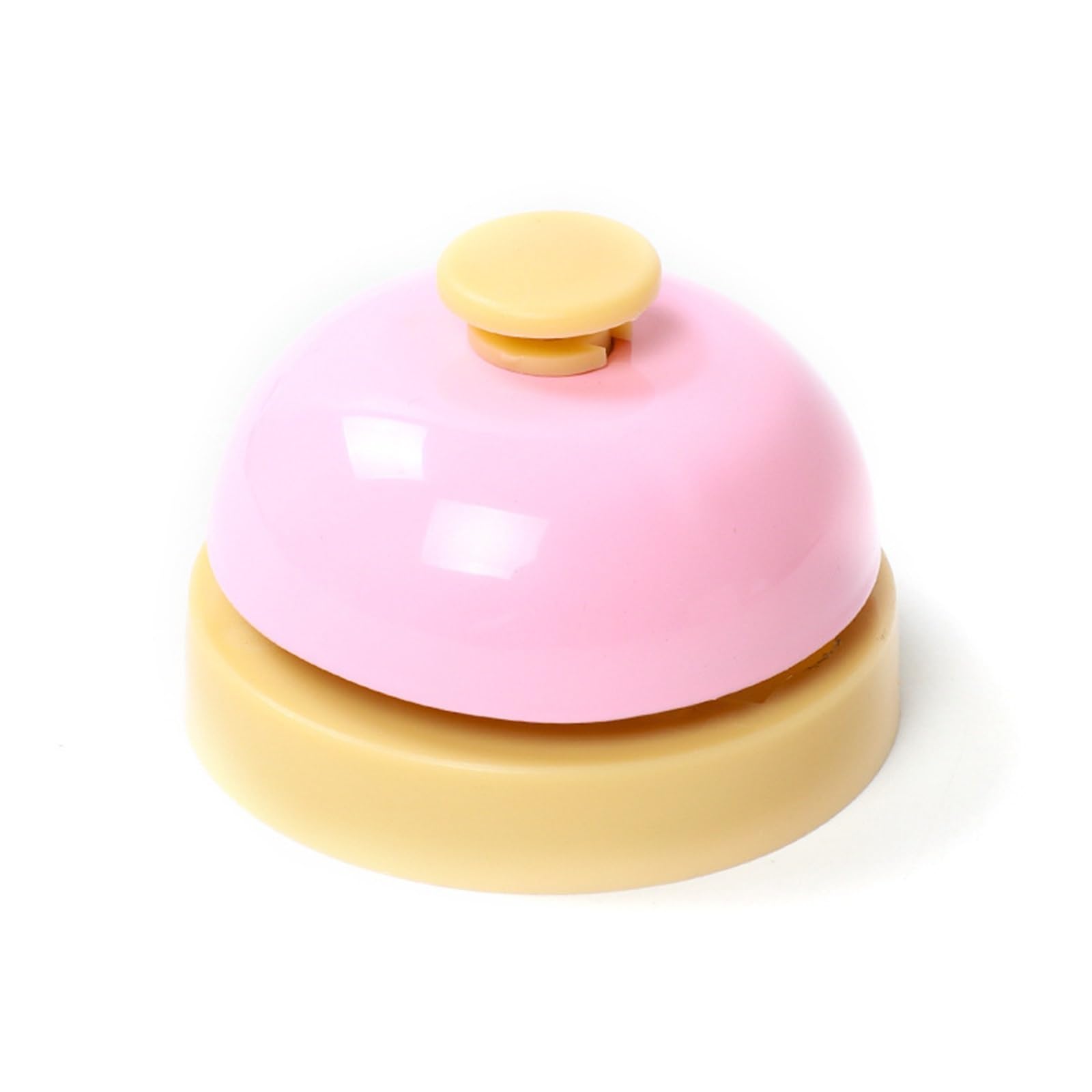 Gbrcen Pink Khaki Desk Bell 20Pcs Call Bell, Desk Service Bell For The Porter, Hotels, Schools, Restaurants, Reception Areas, Hospitals, Warehouses For Hotel Restaurant Receptio(Pink Khaki)