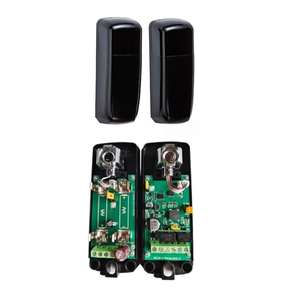 Cellule photoélectrique avec lentille rotative 180° kit capteur de sécurité portée 20m IP54