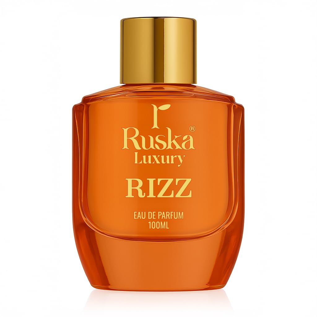 RIZZ Unisex Perfume, 100ml | Eau De Parfum with 20% Fragrance Oil Concentration | Woody & Fruity Fragrance | Premium Long Lasting Perfume for Men & Women